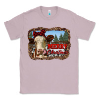 Lilac merry christmas heifer cow with farm Classic Tee - RanaPortraitStore