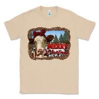 Mushroom merry christmas heifer cow with farm Classic Tee - RanaPortraitStore