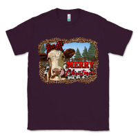 Plum merry christmas heifer cow with farm Classic Tee - RanaPortraitStore