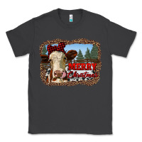 Smoke merry christmas heifer cow with farm Classic Tee - RanaPortraitStore