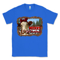 True Royal merry christmas heifer cow with farm Classic Tee - RanaPortraitStore