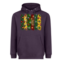 Plum christmas brushstroke Heavyweight Hoodie - BundleAndBundleShop