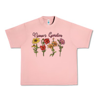 Salmon nana's garden Urban Heavy Tee - MaliasSmallBusiness