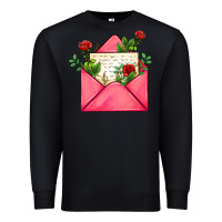 Black pink letter Premium Sweatshirt - AdoDesignShop