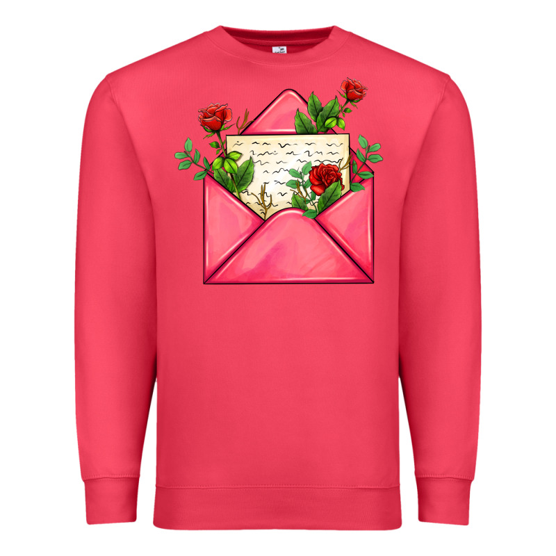 Pink Letter Premium Sweatshirt by AdoDesignShop | Teevron