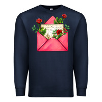 Navy pink letter Premium Sweatshirt - AdoDesignShop