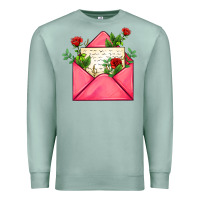 Seafoam pink letter Premium Sweatshirt - AdoDesignShop