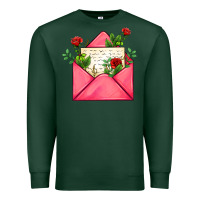 Sports Green pink letter Premium Sweatshirt - AdoDesignShop