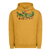 Pigment Peanut Butter christmas dinosaurs Urban Hoodie - MaliasSmallBusiness