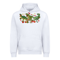 White christmas dinosaurs Urban Hoodie - MaliasSmallBusiness