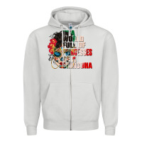 Dove Grey in a world full of princesses be a chingona Zipper Hoodie - CTS Tumbler Store
