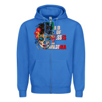 True Royal in a world full of princesses be a chingona Zipper Hoodie - CTS Tumbler Store
