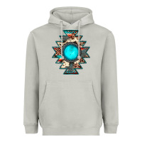 Moon Dust aztec leopard turquoise gemstone Heavyweight Hoodie - JahusDesignShop