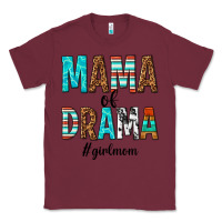 Burgundy mama of drama girl mom Classic Tee - texasbilliewilder