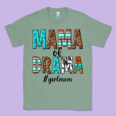 Mama Of Drama Girl Mom Classic Tee Designed By Texasbilliewilder