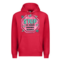 Cardinal stop no energy vampires allowed Premium Hoodie - MaliasSmallBusiness