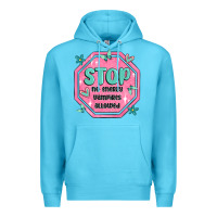 Ocean Blue stop no energy vampires allowed Premium Hoodie - MaliasSmallBusiness