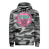 Slate Camo stop no energy vampires allowed Premium Hoodie - MaliasSmallBusiness