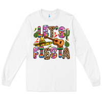 White let s fiesta Long Sleeve Tee - Zillion Design Studio