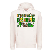 Pale Pink st patricks day drinking team Premium Hoodie - AdoDesignShop