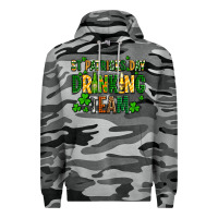 Slate Camo st patricks day drinking team Premium Hoodie - AdoDesignShop