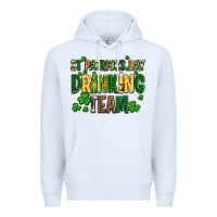 White st patricks day drinking team Premium Hoodie - AdoDesignShop