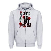 Heather Grey its in my dna Zipper Hoodie - CTS Tumbler Store