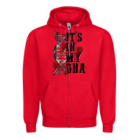 Red its in my dna Zipper Hoodie - CTS Tumbler Store