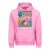 Fuchsia Pink team third grade Urban Hoodie - NancyCooperArtShop