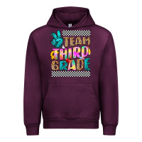 Mauve Wine team third grade Urban Hoodie - NancyCooperArtShop