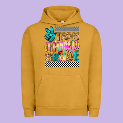 Team Third Grade Urban Hoodie Designed By Nancycooperartshop