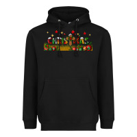 Black christmas with christmas cross libbey glass Heavyweight Hoodie - BundleAndBundleShop