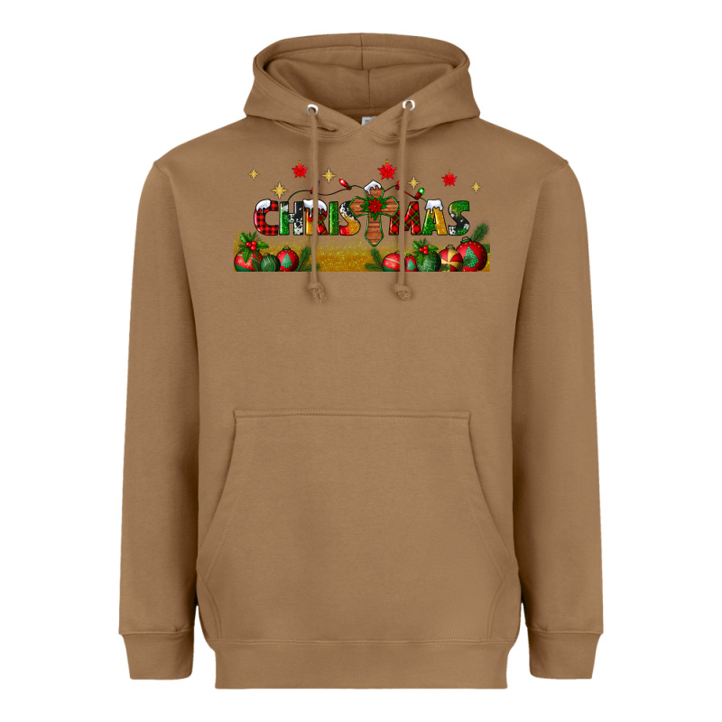 Christmas With Christmas Cross Libbey Glass Heavyweight Hoodie by BundleAndBundleShop | Teevron