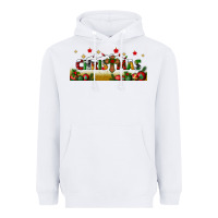 White christmas with christmas cross libbey glass Heavyweight Hoodie - BundleAndBundleShop