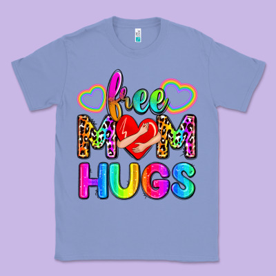 Free Mom Hugs Classic Tee Designed By Zillion Design Studio