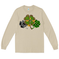 Mushroom st patricks day shamrock gold Long Sleeve Tee - RanaPortraitStore