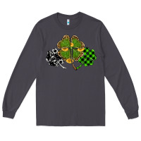 Smoke st patricks day shamrock gold Long Sleeve Tee - RanaPortraitStore
