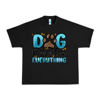 Black dog kisses fix everything Urban Heavy Tee - MaliasSmallBusiness