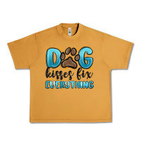 Peanut Butter dog kisses fix everything Urban Heavy Tee - MaliasSmallBusiness