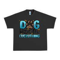 Pigment Black dog kisses fix everything Urban Heavy Tee - MaliasSmallBusiness