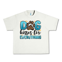 Pistachio dog kisses fix everything Urban Heavy Tee - MaliasSmallBusiness