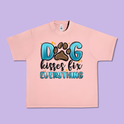 Urban Heavy Tee dog kisses fix everything
