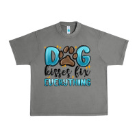 Tornado dog kisses fix everything Urban Heavy Tee - MaliasSmallBusiness