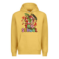 Antique Gold crushed 100 days of school Premium Hoodie - MaliasSmallBusiness