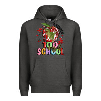 Charcoal Heather crushed 100 days of school Premium Hoodie - MaliasSmallBusiness