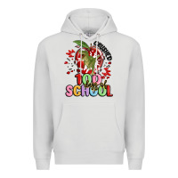 Dove Grey crushed 100 days of school Premium Hoodie - MaliasSmallBusiness