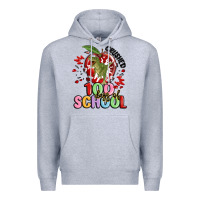 Heather Grey crushed 100 days of school Premium Hoodie - MaliasSmallBusiness