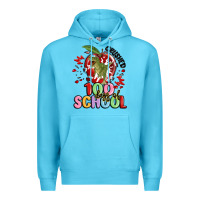 Ocean Blue crushed 100 days of school Premium Hoodie - MaliasSmallBusiness