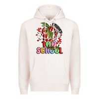 Pale Pink crushed 100 days of school Premium Hoodie - MaliasSmallBusiness