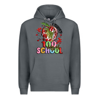 Rock crushed 100 days of school Premium Hoodie - MaliasSmallBusiness